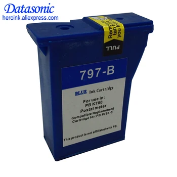 2 plava kompatibilan ink cartridge za Pitney Bowes 797-0 K722 K721 DM50 K700 K780002 K780001 Mailstation K700 K7M0 Mailstation 1 2
