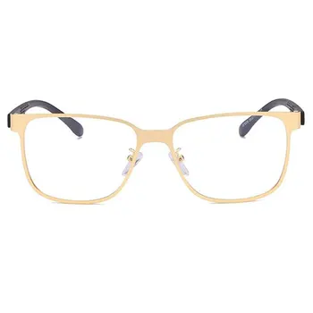 Muške naočale s velikim okvir 2020 klasične metalne četvrtaste naočale PC viski prozirne leće Prozirna okvira za sunčane naočale na recept