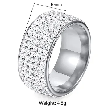 Davieslee Ledeni Out CZ prsten za muškarce zlato Luč hip-hop gospodo prsten Veleprodaja modne muški nakit Dropshipping 2019 10 mm DGRM09