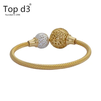 Top d3 Viennois Group zlatne narukvice za žene/muškarce zlatna boja nakita etiopska/Afrika/arapski narukvica narukvica poklon