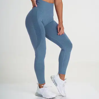 Bešavne Ženske hlače za joge s visokim strukom sportske hlače za fitness Seksi Push Hip ženske tajice teretana trening sportske tajice trčanje