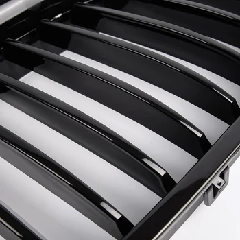 Sjajna crna prednja hauba zatajenje rešetka za roštilj BMW serije 5 GT F07 4-vrata, sedan 2009-2017