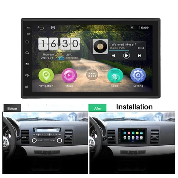 Camecho 2Din auto radio Android 9.1 multimedijalni GPS-player 2 din stereo univerzalni za Volkswagen, Nissan Hyundai Kia, Toyota Passat