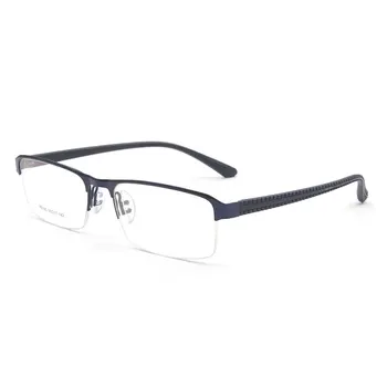 Reven Jate P9165 Optical Business Alloy Eyeglasses Frame For Men Eyewear Semi-Rimless pri odabiru čaše za vino with 4 Optional Colors
