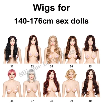 Lijepe kose i perike za pravi lutke za seks silikona s različitim vrstama vlasulja dobra tijela različite visine