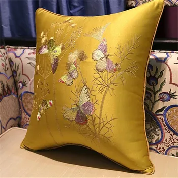 Besplatna dostava klasični leptir baciti jastuk s domaćim torba 50x50 cm vez mrlja jastuk stolica mat ukrasne struka Bloster