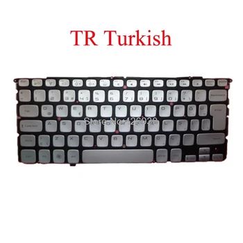 Tipkovnica laptop TR za DELL XPS 14Z L412Z P24G 15Z L511Z P12F turski PK130JN1A23 MP-10K86TQJ698 0M17V0 m17v0 s pozadinskim osvjetljenjem novi