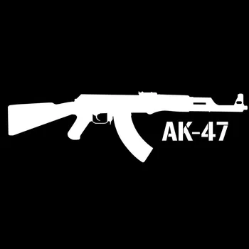 Identitet Kalašnjikov AK-47 i pištolj auto oznaka automobili motocikli vanjski pribor vinil naljepnice za Honda Lada Bmw Audi