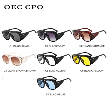 OEC CPO New Fashion Square sunčane naočale za žene punk prevelike naočale za muškarce stare sunčane naočale Oculos de sol UV400 O784