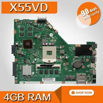 X55VD MB._4G/ AS GeForce GT610M 4GB RAM mainboard REV 2.2 za Asus X55V X55VD X55C matična ploča laptopa testiran besplatna dostava