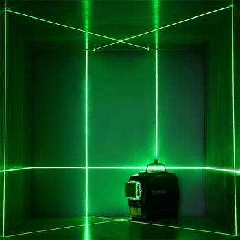 DEKO DKLL12PB 12 linija 3D laserski razinu automatski самовыравнивающийся okomito, horizontalno 360 stupnjeva nagib je rotacijski unutarnji i vanjski način