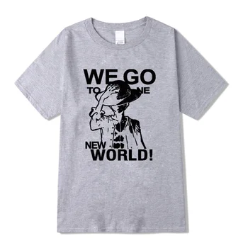 XIN YI muška majica visokog kvaliteta pamuk anime One Piece muška t-shirt svakodnevni slobodna majica okruglog izreza majica muška majica