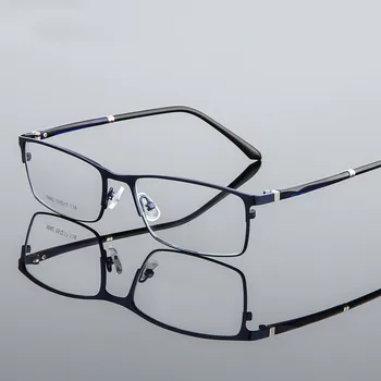 Muške Naočale Okvira Čisti Titan Optički Naočale Recept Naočale Cijeli Obruč Naočale Metalnog Okvira Okvira Bodova