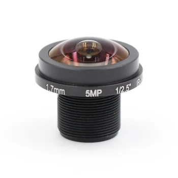 Kamera za video nadzor 1.7 mm objektiv 5.0 megapiksela riblje oko 180 stupnjeva MTV M12 x 0.5 nosač infracrveni objektiv noćni vid za kamere za video nadzor