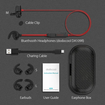 [Brod iz HR ] dodocool bežične slušalice magnetska Bluetooth stereo slušalice sportske slušalice s mikrofonom za iPhone X 8 7 Xiaomi