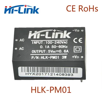 Besplatna dostava 3 kom./lot HLK-PM01 AC-DC 220 v do 5 u mini-modul napajanja intelektualni potrošačke prekidač AC DC transformatora