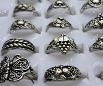 300 kom. Veleprodaja nakita je mnogo prsten nova moda žene vintage prsten legure besplatna dostava BL072