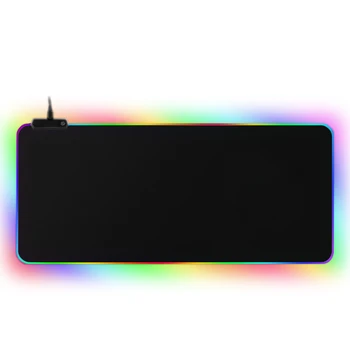 Sve crni RGB нескользящий gaming miš za PC gamer laptop, velika/srednja/mala tipkovnica tepih podloga za miša Tepih gumeni stol tepih