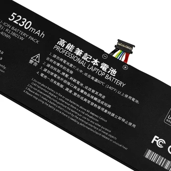 Golooloo 5230mAh 7.6 V novu bateriju za laptop R13B01W R13B02W za Xiaomi Mi Air 13.3