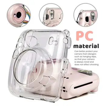 Zaštitna Torbica Za Fuji Fujifilm Instax Mini 11 Camera Pribor Rameni Šareni Pojas Prozirna Vrećica Camera Protective