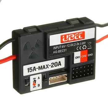 UBEC HG P801 P802 1/12 2.4 G 8X8 Rc Car Parts stabilizator napona HG-BEC01