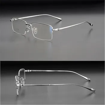 Zerosun zlatni okvir za naočale muškarci titan bodovi muški brand naočale za recept kratkovidnost optički objektiv