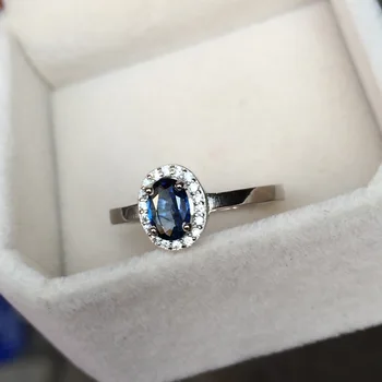 Luksuzni spinel kamen 925 srebro prsten za žene i muškarce ljubav dar elegantan nakit ljubav vjenčanje сапфировые prsten