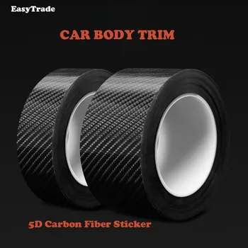 Za CHERY TIGGO 8 2020 2018 2019 Car styling Carbon Fiber Rubber Car Door Sill Trunk Sticker Zaštitnik Anti-Scratch 3 metra