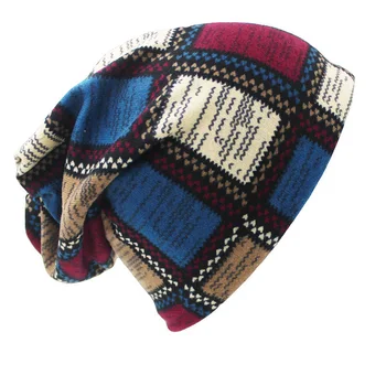 ALTOBEFUN brand Jesen Zima kape za žene Skullies i kape muška šešir unisex pokrivač dizajn kontrastnoj boji ženski šešir BHT022