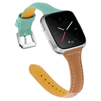 Uzicom od prave kože za Fitbit Versa Strap Lite Smartwatch ručni Milanese Loop Magnetska narukvica fit bit Versa Band pribor