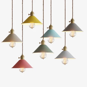 Viseće Svjetiljke Modern Hanglamp Industrial Lamp Vintage Nordic Light Led Stropne Lampe Za Kuhinje I Blagovaonice Viseće Svjetiljke E27
