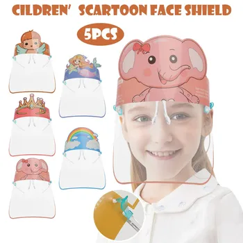 5/10 komada dječje maska za lice zaštitni vizir tip okvira obostrane visoka prozirna maska za lice Mascarillas Infantiles