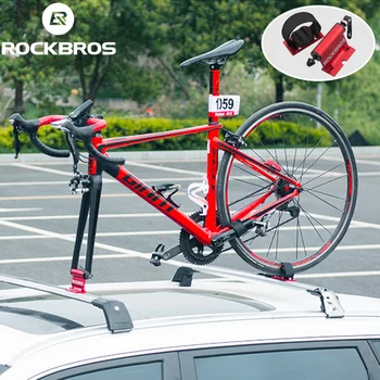 ROCKBROS Bicycle Rack Bike Cargo Racks Carrier Quick-release Alloy Fork Car Bike Block Alloy Mount For MTB Road Bike Accessories