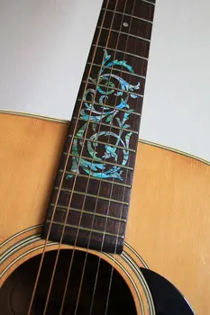 Vrat markeri inlay naljepnice naljepnice za gitaru-dekorativni turbulencija mješoviti boja
