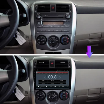Multimedijalni auto Player Android 8.1 stereo GPS navigacija 2 din za Toyota Corolla E140/150 2008 2009 2010 2011 2012 2013