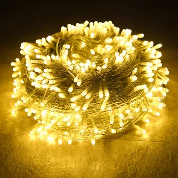 Thrisdar 100M 800/1000 LED Outdoor String Light Christmas Tree Fairy String Light Holdiay Party Wedding Event Garland Light