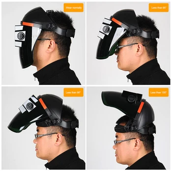 Električna Сварочная maska kaciga Solarni automatski raspon zamračenje flip zavarivanje zaštitna leća za zavarivanje aparat kaciga Maska