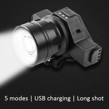 Biciklistička fenjer USB Punjiva LED jaka svjetlost biciklistička lampe noćni jahanje sigurnost, upozoravajuća žaruljica vodootporan Biciklizam svjetla