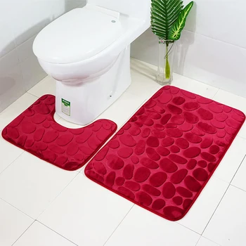 1 compl dlakama šanil tepih za kupaonicu skup upija i stroj za pranje rublja je pogodna wc kupatilo dnevni boravak vrata kupaonica kat za noge^