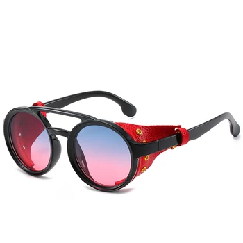 Brand dizajn moda steampunk sunčane naočale Muškarci Žene nove sunčane naočale stare okrugli punk sunčane naočale UV400 nijanse naočale Oculos