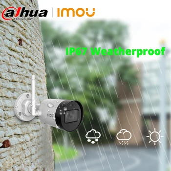 Dahua imou 4CH CCTV Camera System Audio Zapis IP67 Weatherproof Outdoor P2P Wifi IP Security Camera Set komplet za video nadzor