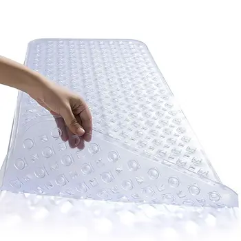 Pravokutnik 40x100cm protuklizni tepih za kadu soft masažni tepih za kupaonicu antibakterijski dojenče đonovi kada tepih visoke kvalitete