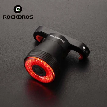 ROCKBROS Bike Light Q5 Smart Sensor USB LED stražnja biciklističke svjetla MTB dugo svjetlo pribor za bicikle luz bicicleta Bicycle Back Light