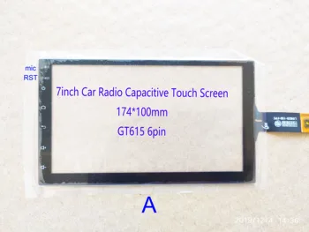 7-inčni 2.5 D ca senzor osjetljiv na dodir digitalizator za CarRadio CarPlay 174*100 mm 6pin GT911 C. FPC.090WT3126AV00 LXH820-150-FPC