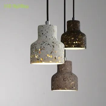 Šarene cementne viseće svjetiljke poseban prozirni kristal blagovaonica bar Hanglamp noćni stropne lampe lampe za kućni ukras
