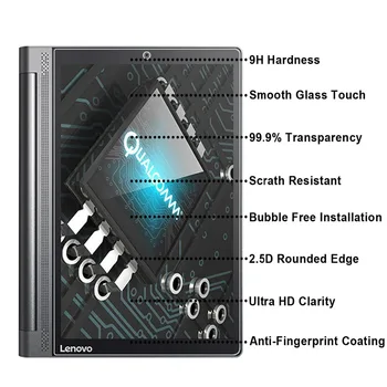 Zaštitna folija za ekran Lenovo Yoga Tab 3 Pro 10.1 Plus kaljeno staklo Joga Tab 3 Plus YT-X703 Tab3 Pro YT3-X90F/L zaštitna folija za ekran