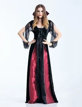 S-XL 2019 Novi srednjovjekovne Renesanse odrasla osoba gotička vampir odijelo kraljica vampira Halloween kostime žene cosplay maske odijelo