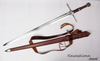 Autentični srednjovjekovni borbeni mač ručni rad od ugljičnog čelika 1060 za The witcher3:Wild Hunt Ciri's Blade Full Tang New Supply