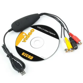 2019 novi prijenosni Easy Cap USB 2.0 Audio Video Converter Capture Card DVD DVR VHS podrška NTSC PAL Video