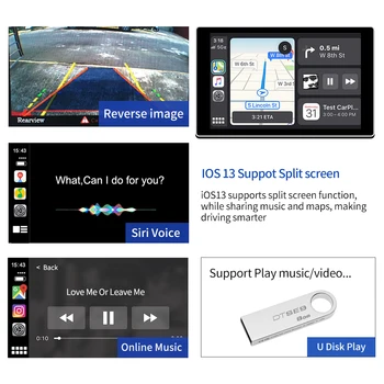 LoadKey za Audi Decoder Wireless Carplay A4 A5 i S5 Q5 MMI car Multimedia carplay Wireless Mirrorlink Apple Carplay/Android Auto